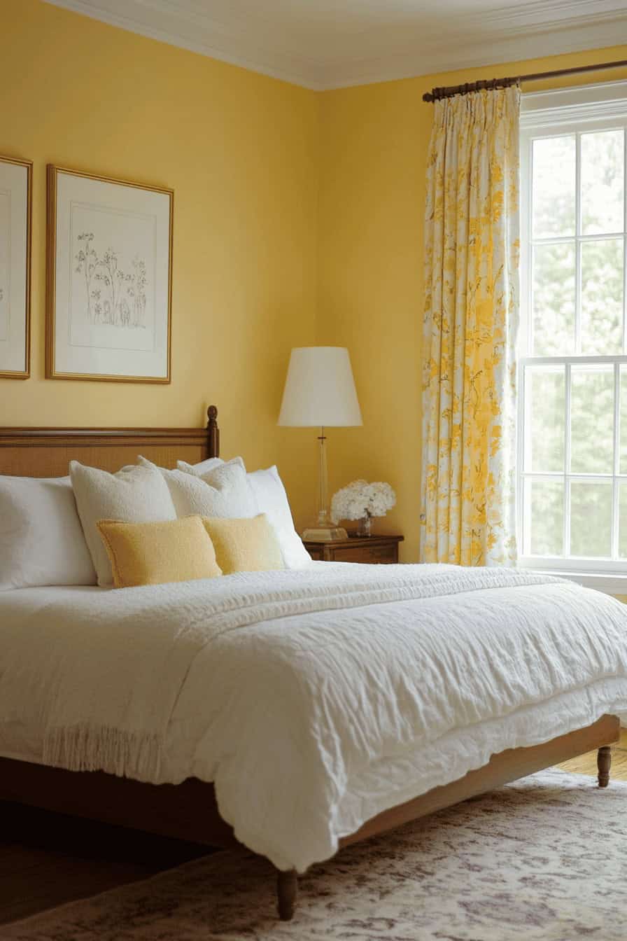28 Yellow Bedroom Ideas For A Bright And Beautiful Room | The Olive ...