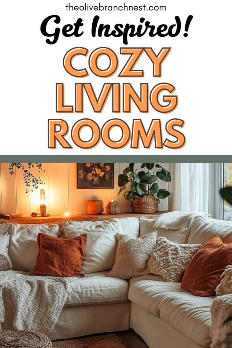 25 Cozy Living Room Ideas To Transform Your Space | The Olive Branch Nest