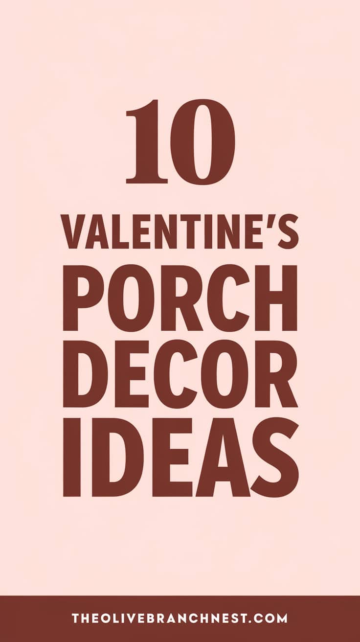 10 Valentine Porch Decor Ideas To Make Your Home Love-ly | The Olive ...
