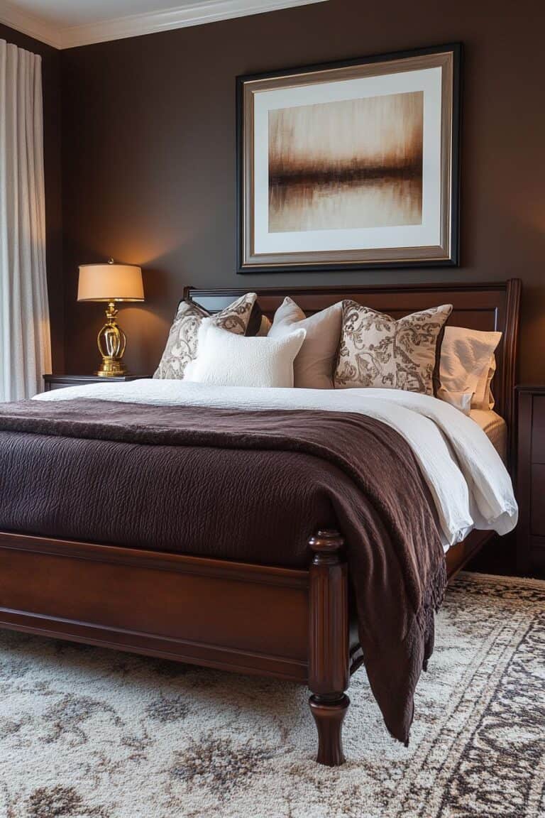 23 Brown Bedroom Ideas For A Warm And Cozy Vibe | The Olive Branch Nest
