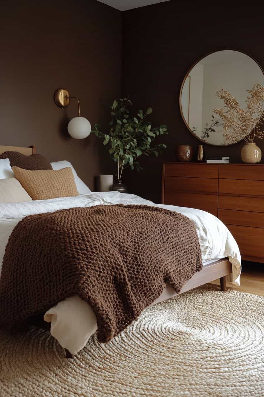 23 Brown Bedroom Ideas For A Warm And Cozy Vibe | The Olive Branch Nest
