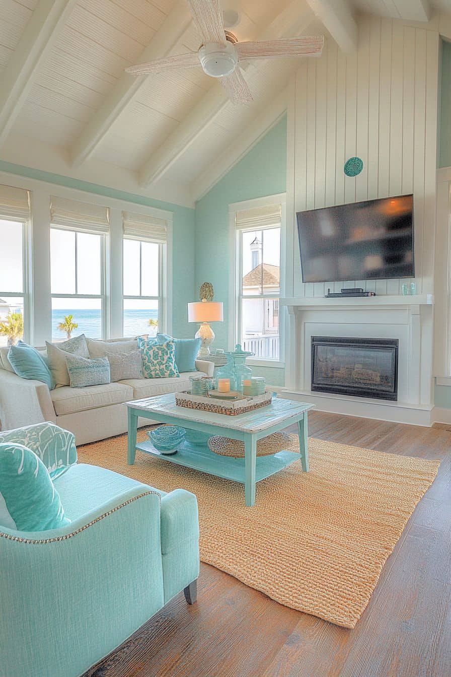 20 Coastal Living Room Ideas For A Relaxing Beachy Retreat | The Olive ...