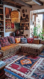 17 Cozy Boho Living Room Ideas To Inspire Your Space | The Olive Branch ...