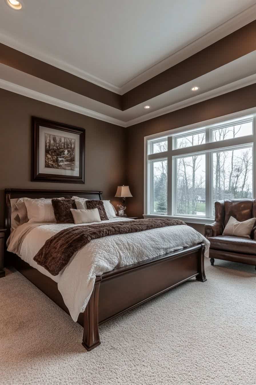 23 Brown Bedroom Ideas For A Warm And Cozy Vibe | The Olive Branch Nest