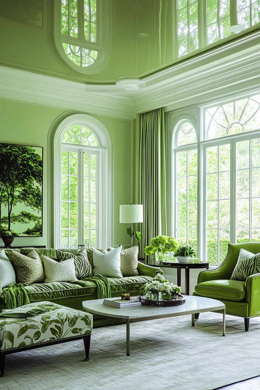 20 Green Living Room Ideas That Will Wow Your Guests | The Olive Branch ...