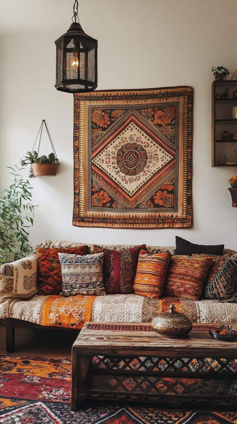 17 Cozy Boho Living Room Ideas To Inspire Your Space | The Olive Branch ...