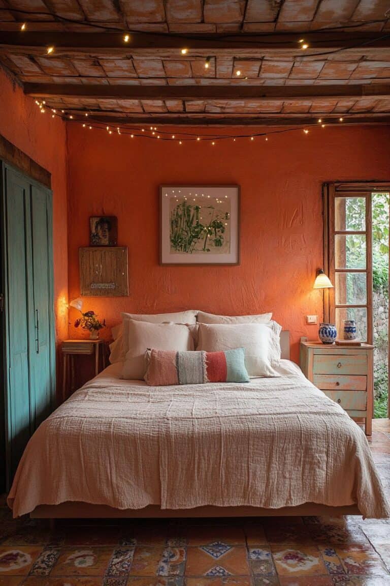 Earthy Elegance: 20 Stunning Terracotta Bedrooms | The Olive Branch Nest