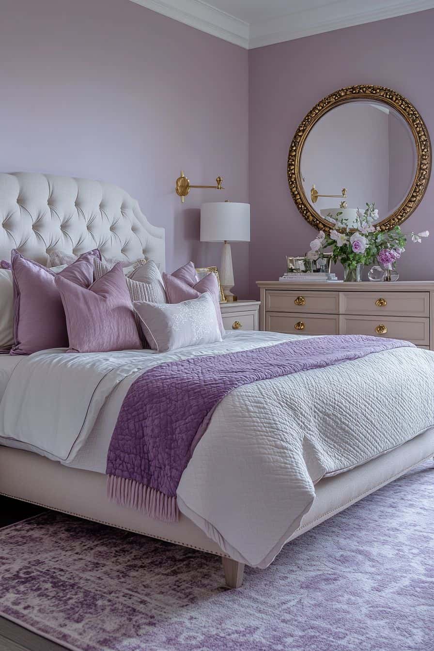 22 Purple Bedrooms That Redefine Style And Comfort | The Olive Branch Nest