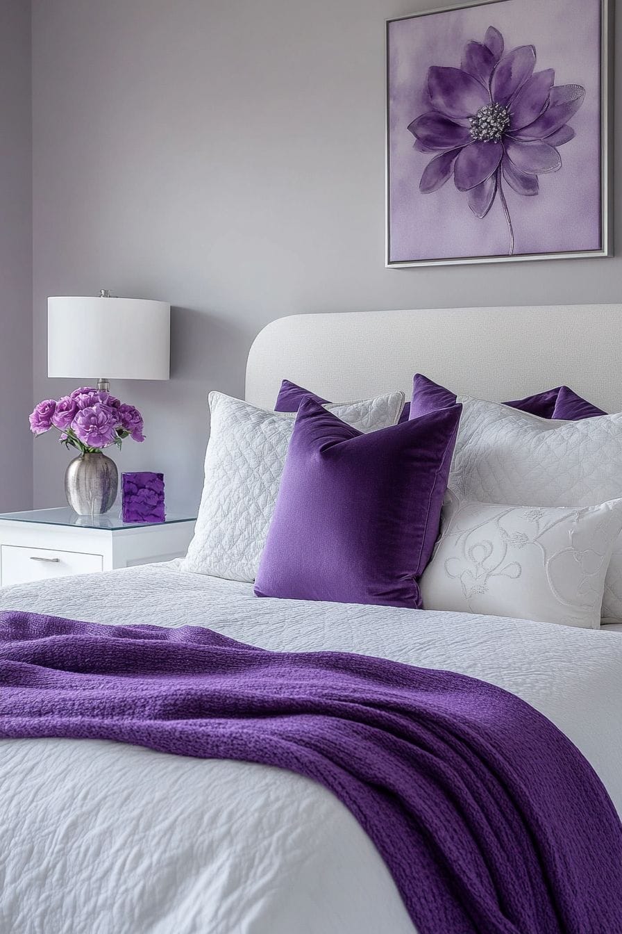 22 Purple Bedrooms That Redefine Style And Comfort | The Olive Branch Nest