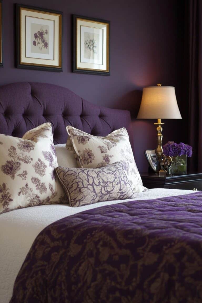 22 Purple Bedrooms That Redefine Style And Comfort | The Olive Branch Nest