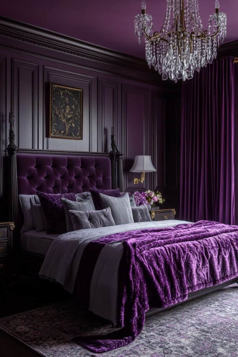 22 Purple Bedrooms That Redefine Style And Comfort | The Olive Branch Nest