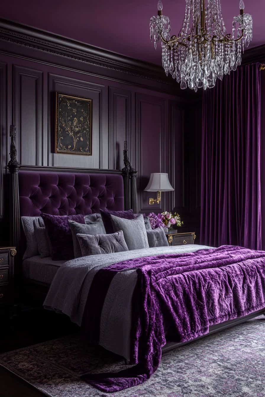 22 Purple Bedrooms That Redefine Style And Comfort | The Olive Branch Nest