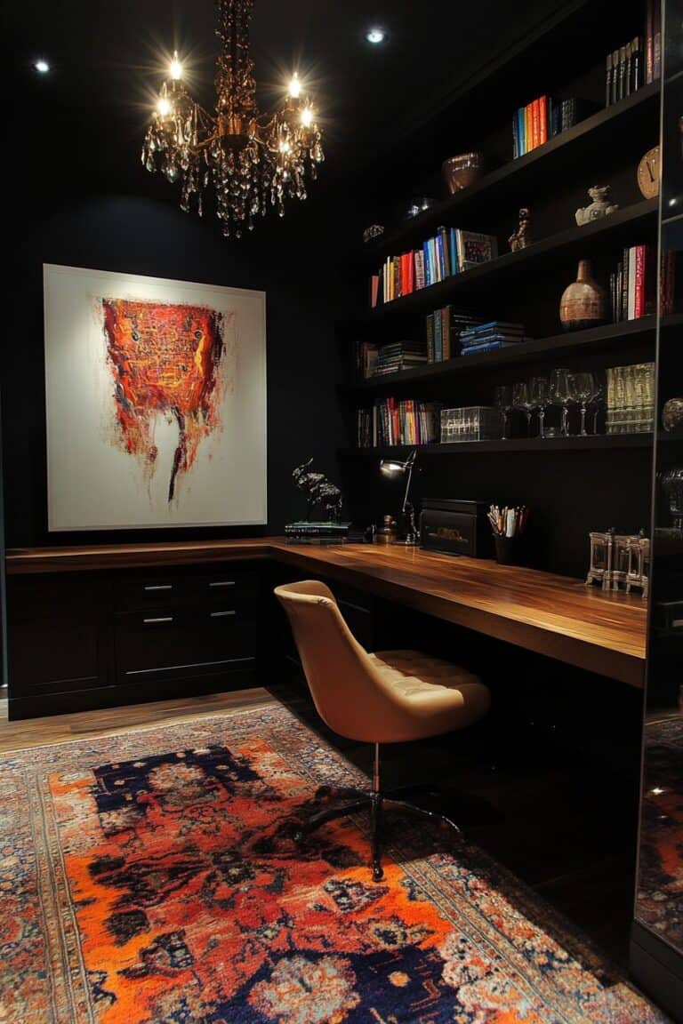 17 Ways To Style A Moody Home Office | The Olive Branch Nest