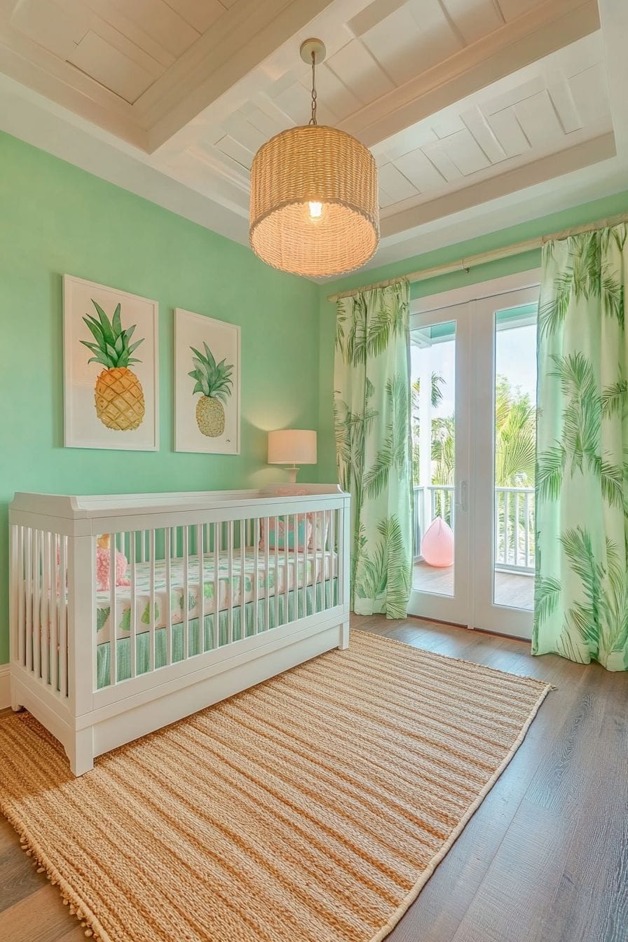 Creative Coastal Nursery Ideas From Beachy To Tropical | The Olive ...