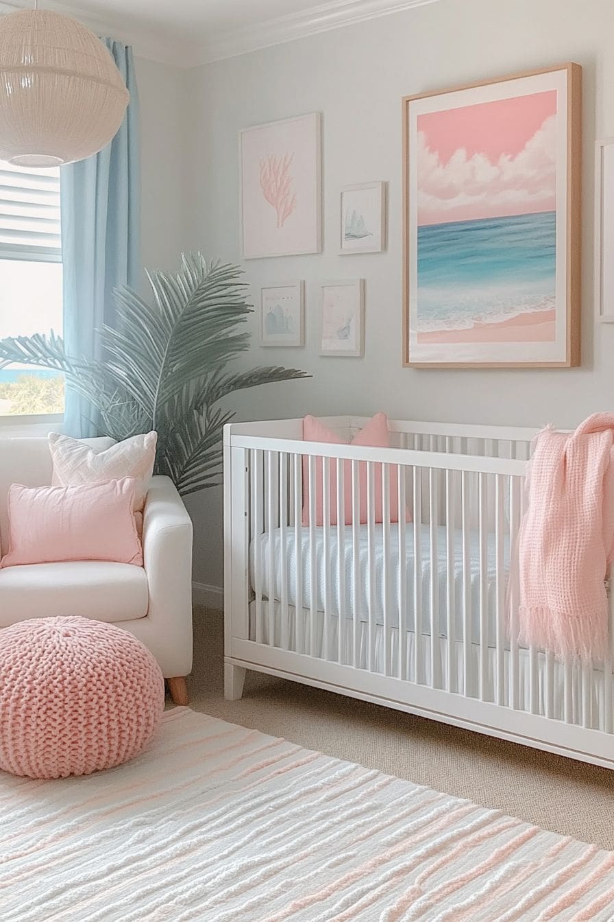 Creative Coastal Nursery Ideas From Beachy To Tropical | The Olive ...