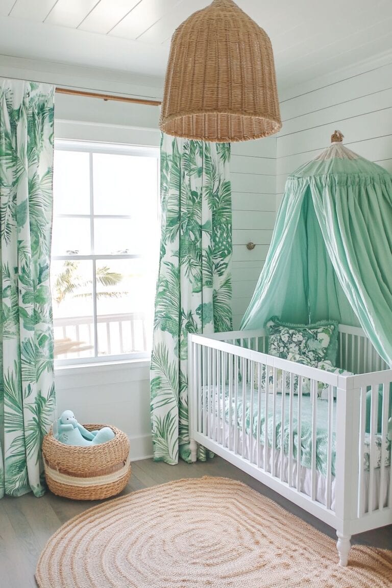 Creative Coastal Nursery Ideas From Beachy To Tropical | The Olive ...