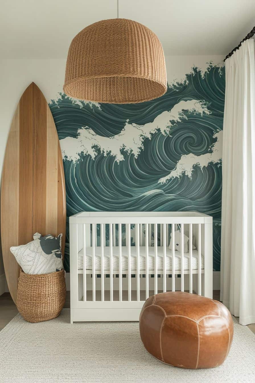 Creative Coastal Nursery Ideas From Beachy To Tropical | The Olive ...