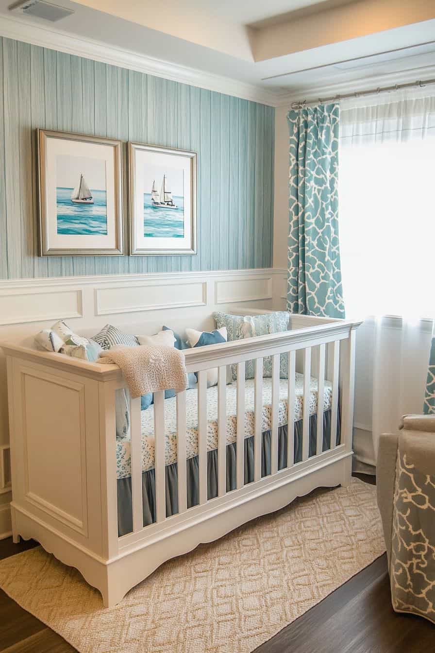Creative Coastal Nursery Ideas From Beachy To Tropical | The Olive ...
