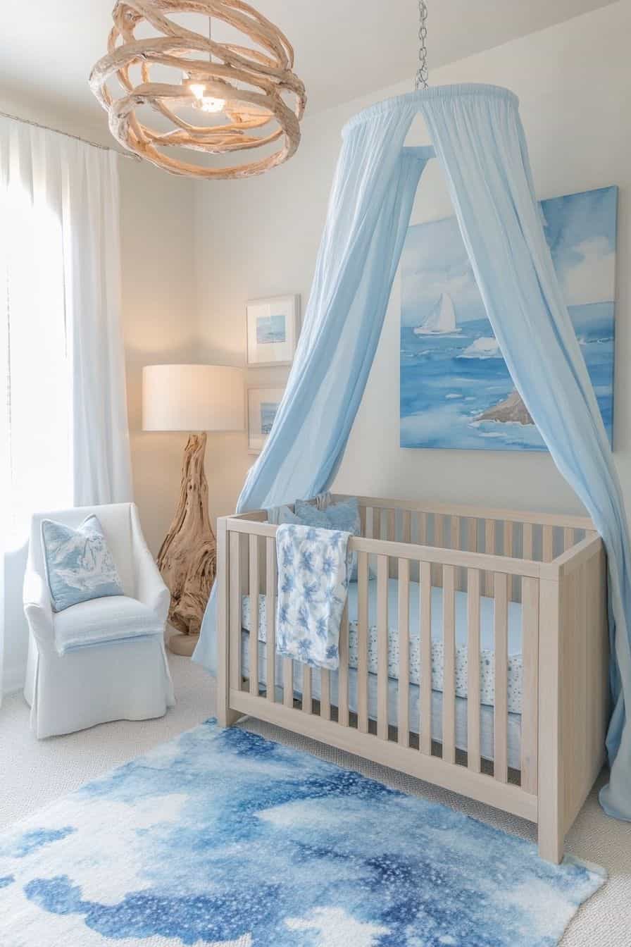 Creative Coastal Nursery Ideas From Beachy To Tropical | The Olive ...