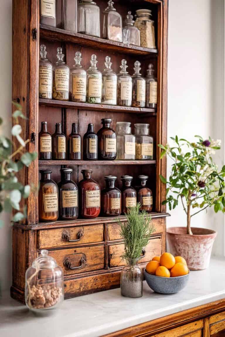 12 Apothecary Kitchen Ideas for a Timeless Vintage Look