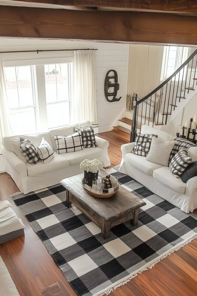12 Ways to Style Black and White Living Rooms Like a Pro