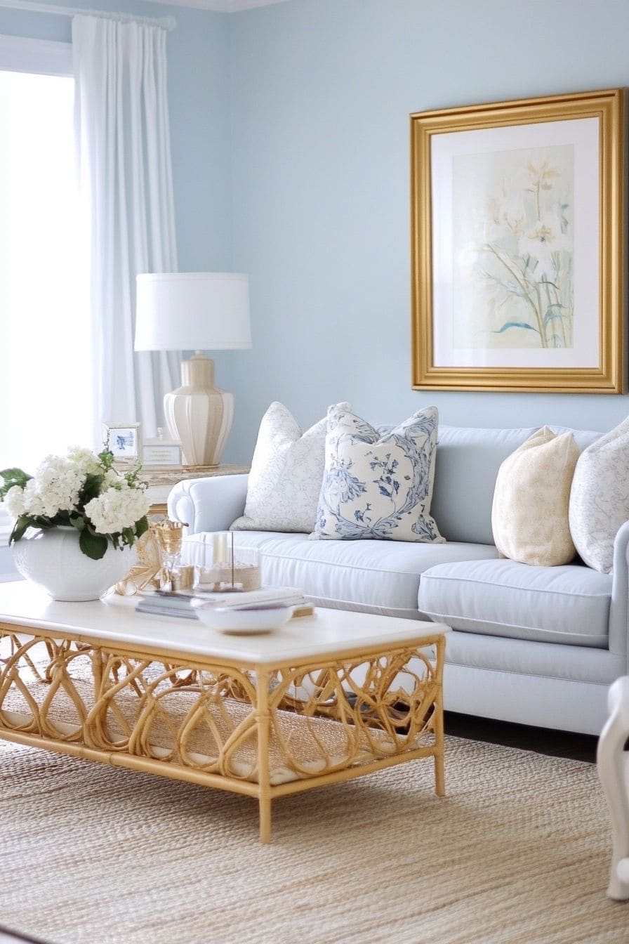 Blue And Gold Living Room Ideas To Transform Your Home | The Olive ...