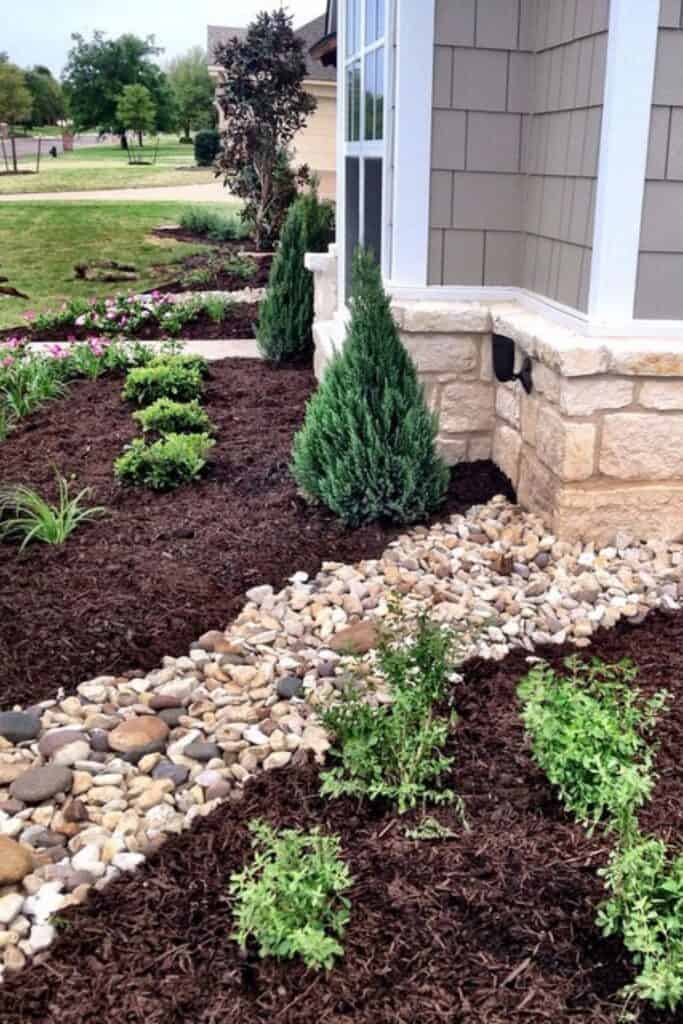 Dry Riverbed Landscaping