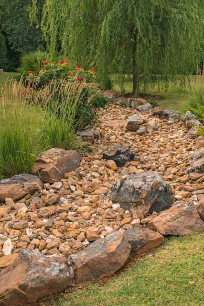 Dry Riverbed Landscaping