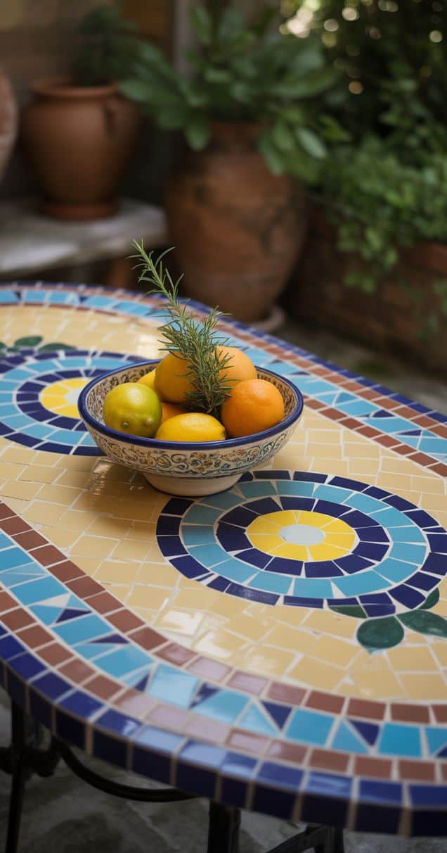10 Mosaic Table Top Ideas You Will Love | The Olive Branch Nest