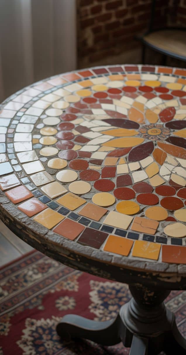 10 Mosaic Table Top Ideas You Will Love | The Olive Branch Nest