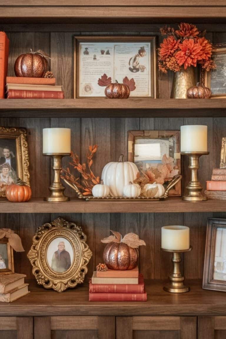 17 Fall Bookshelf Decor Ideas For A Stunning Bookcase | The Olive ...