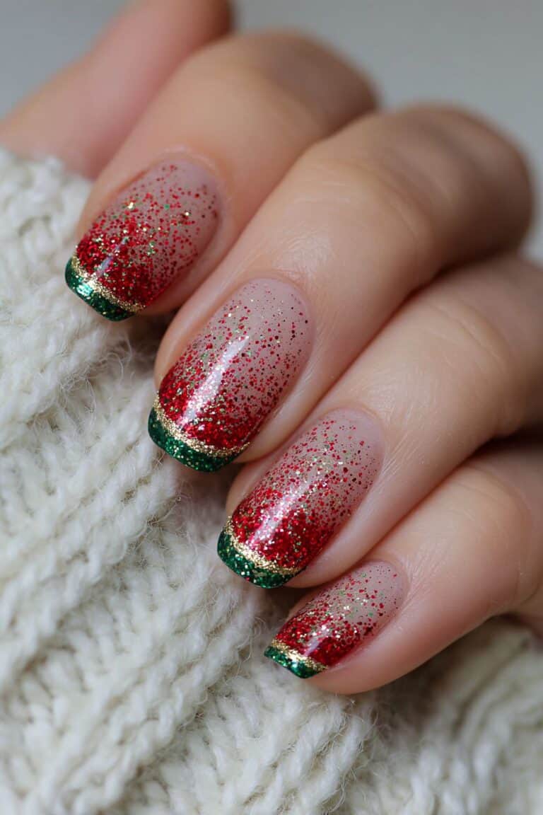 27 Christmas Nail Ideas to Make Your Holidays Sparkle