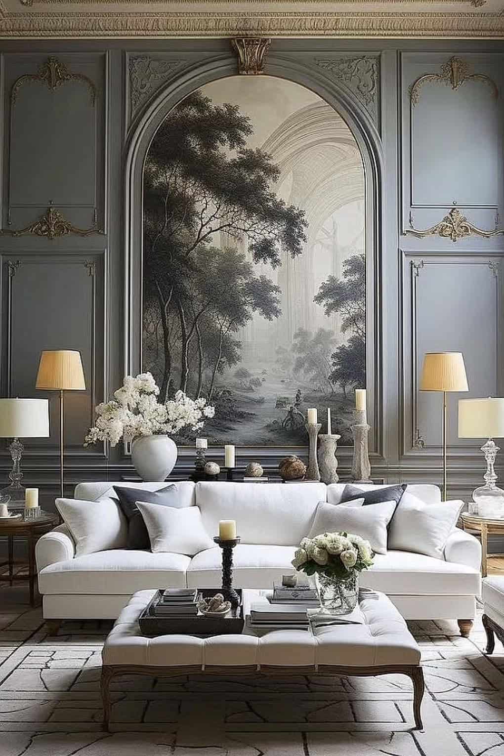 Image showcasing Stunning Limestone Fireplace Ideas For Your Home | The Olive Branch Nest