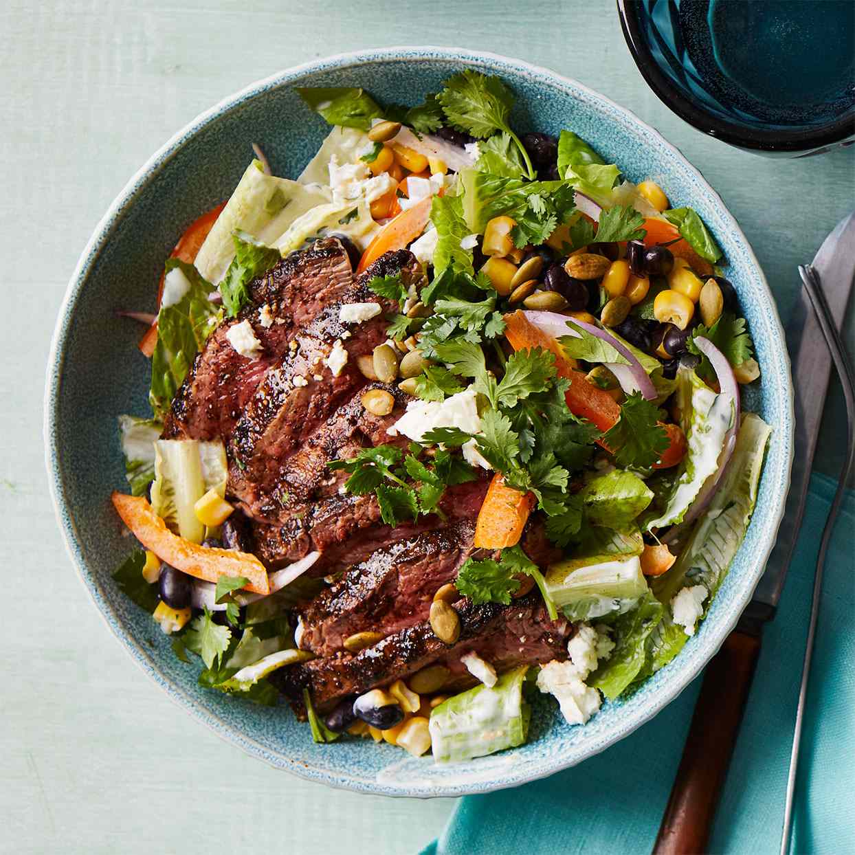 Image for Chili-Rubbed Flank Steak Salad (36g
Protein)