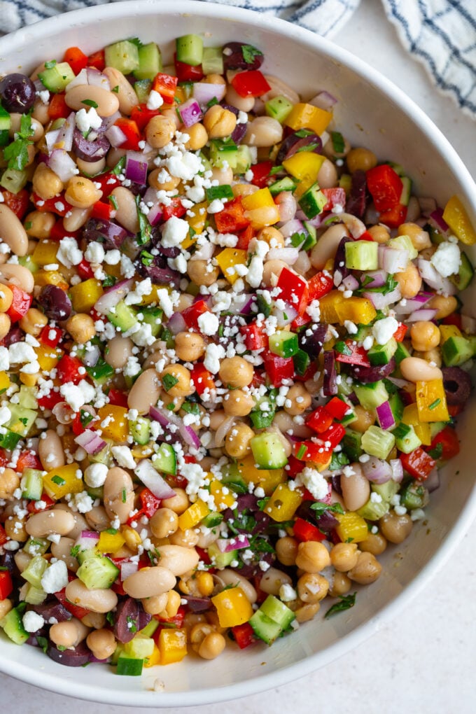 Image for Dense Bean Salad (Protein-Packed Mediterranean Style)