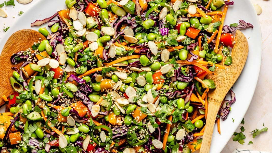 Image for Sesame Edamame Salad with Cilantro and Toasted Almonds