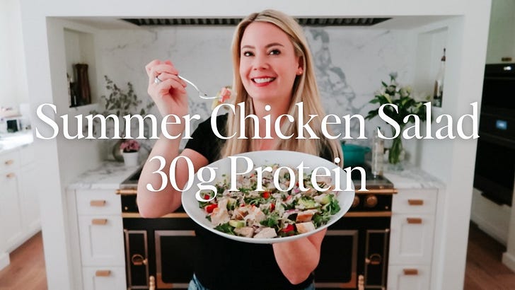 Image for The 30g Protein Summer Salad + Blender Recs