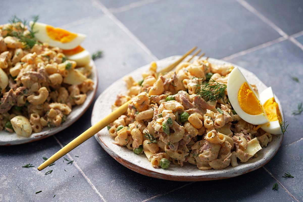 Image for High Protein Tuna Pasta Salad Recipe 